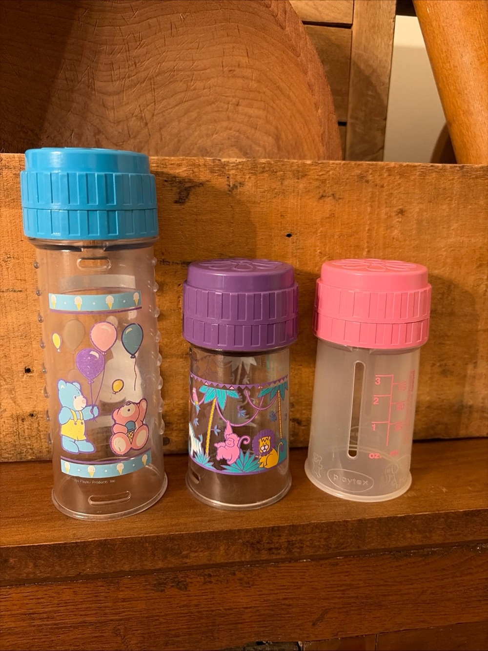 Vintage Platex bottles Lot of 3 - Picture 1 of 5
